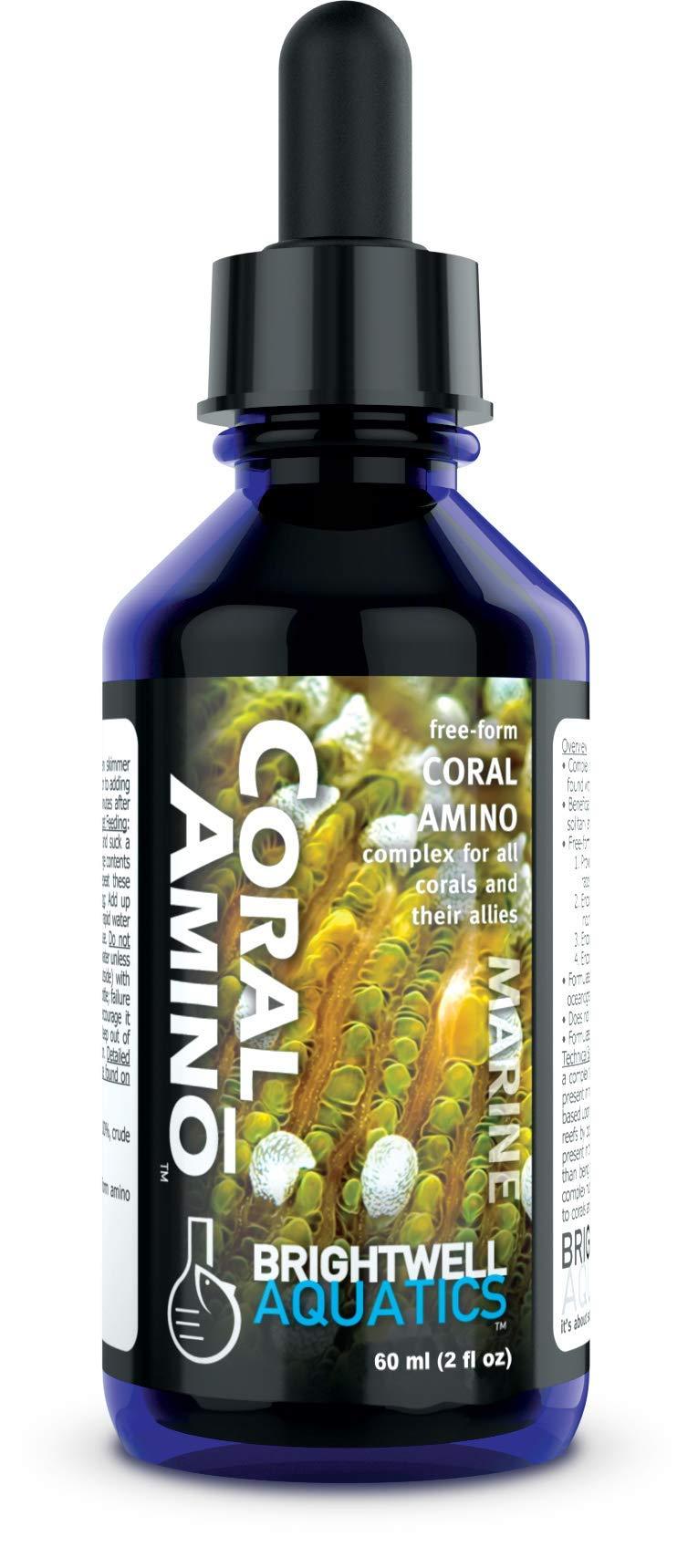 [Australia] - Brightwell Aquatics CoralAmino - Amino Acid Complex for Coral Coloration & Growth 60-ML 