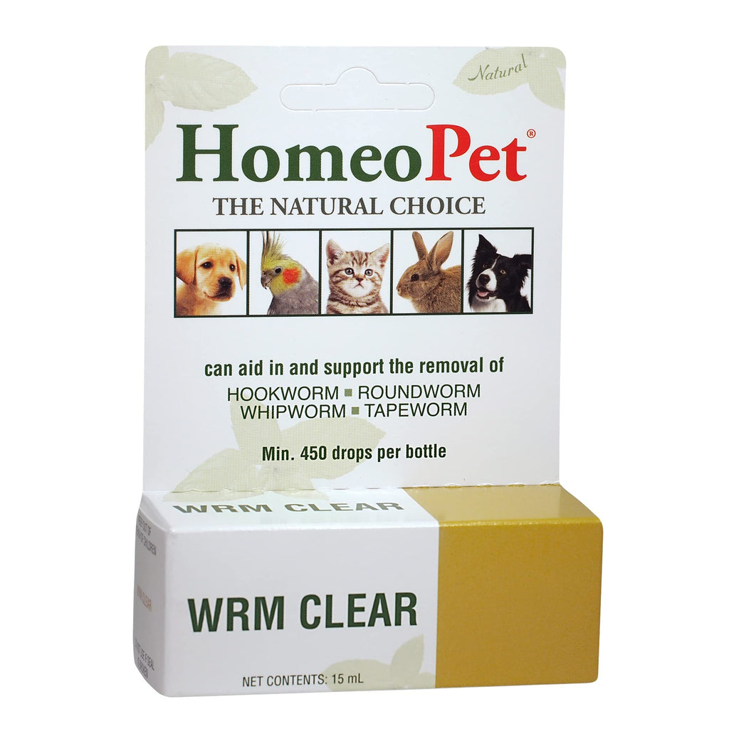 HomeoPet Worm Clear, 15 ml - PawsPlanet Australia