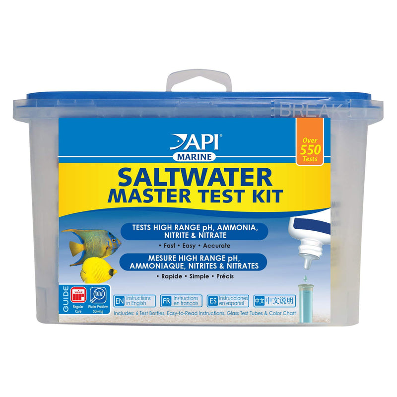 API SALTWATER MASTER TEST KIT 550-Test Saltwater Aquarium Water Test Kit - PawsPlanet Australia