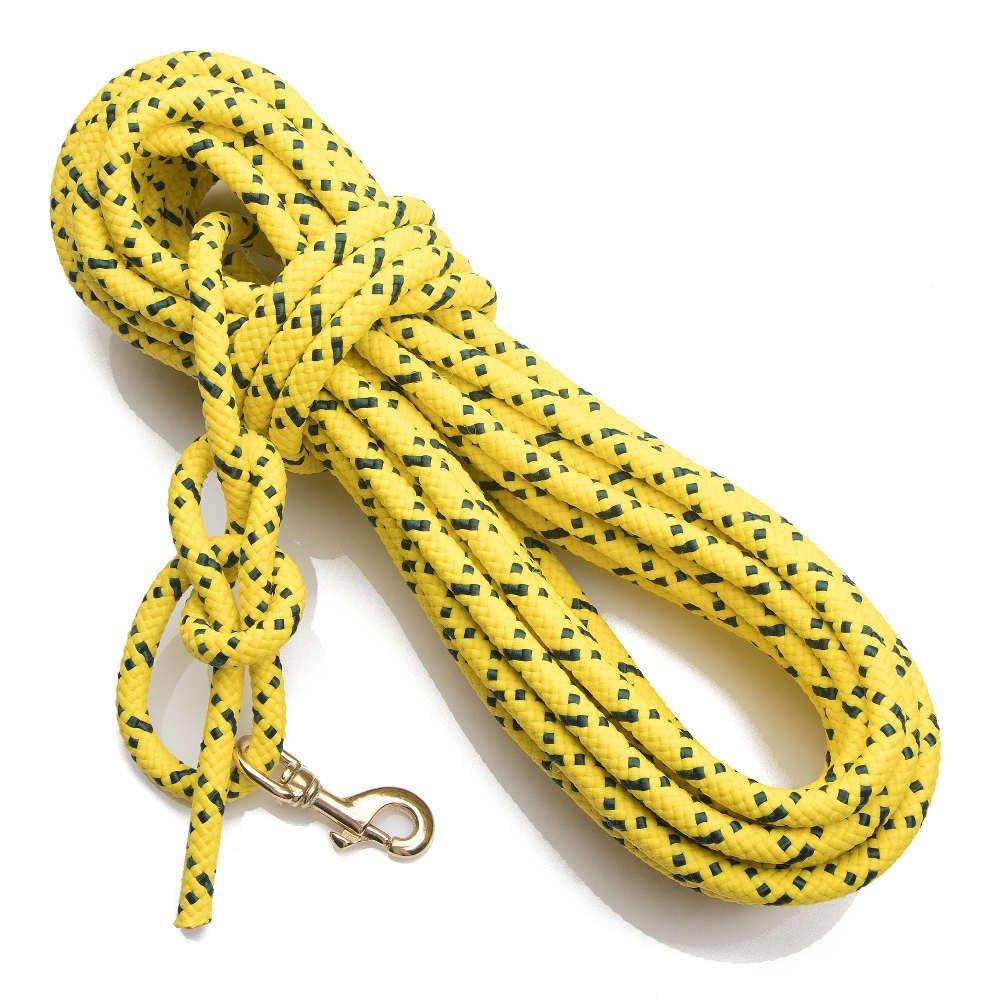 [Australia] - Mendota Pet Super Cord/Check Cord Hi-Viz Yellow 7/16-Inch X 50-Feet 