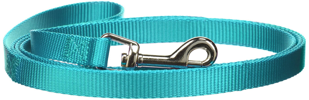 [Australia] - Zack & Zoey Basic Nylon Dog Leash Bluebird 6-Feet x 1-Inch Lead 