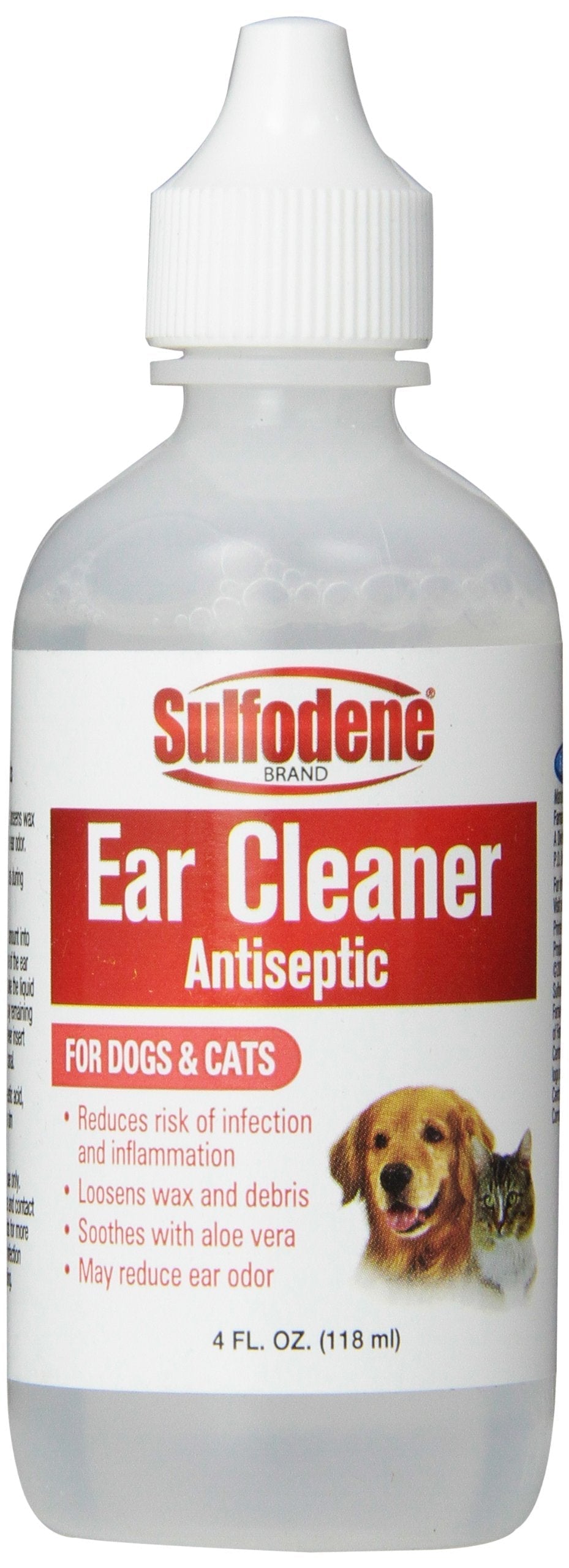 Sulfodene Brand Ear Cleaner Antiseptic for Dogs & Cats, 4 oz - PawsPlanet Australia