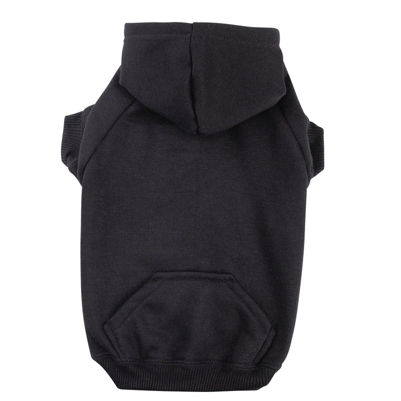 Zack & Zoey Basic Hoodie for Dogs Jet Black Medium - PawsPlanet Australia