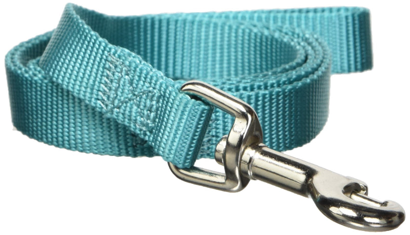 Zack & Zoey Basic Nylon Dog Leash, 4-Feet x 5/8-Inch Lead, Bluebird - PawsPlanet Australia