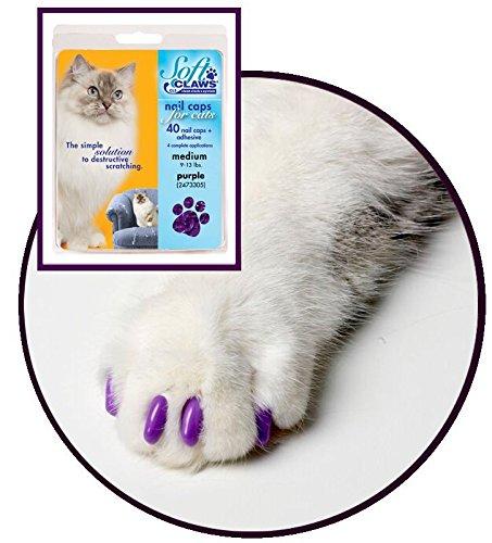 [Australia] - Soft Claws for Cats, Size Large, Color Purple 