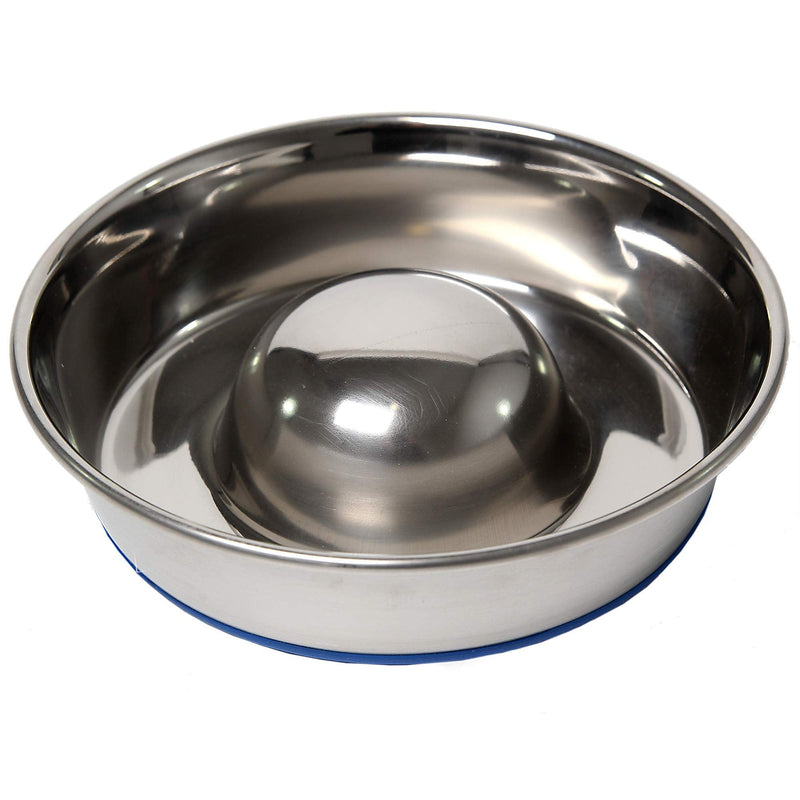 OurPets Slow Feeder Dog Bowls or Slow Feeder Insert, Slow Eating Stainless Steel Dog Bowls or Spiral Slow Feeder Bowl Insert. Great Dog Food Bowl for Small, Medium, and Large Breed Dogs or Cat Bowl - PawsPlanet Australia