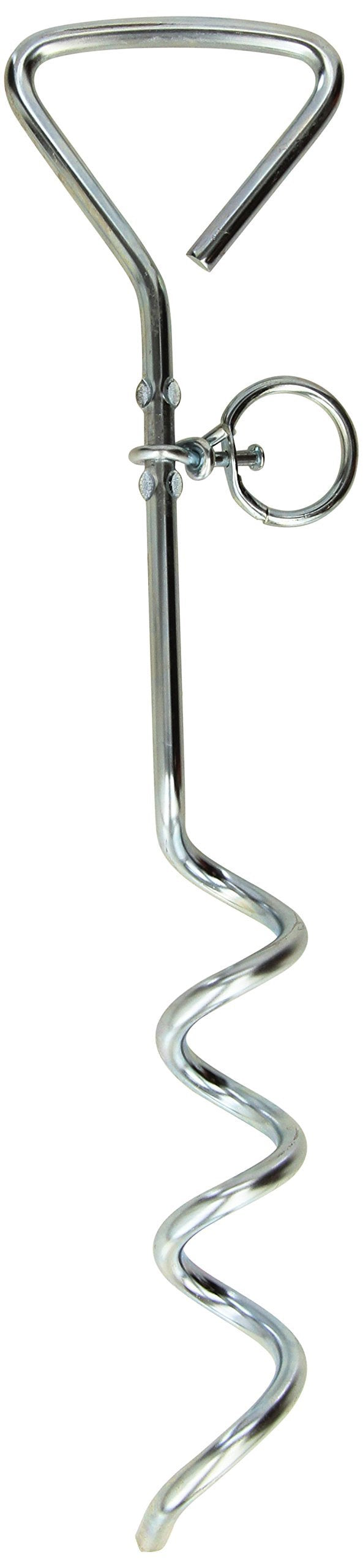 [Australia] - Ruffin It Spiral Tie-Out Stake for Dogs, 18-Inch 