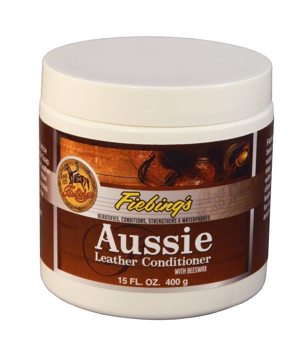 Fiebing's Aussie Leather Conditioner - for Hot, Dry Climates - Made with Beeswax - PawsPlanet Australia