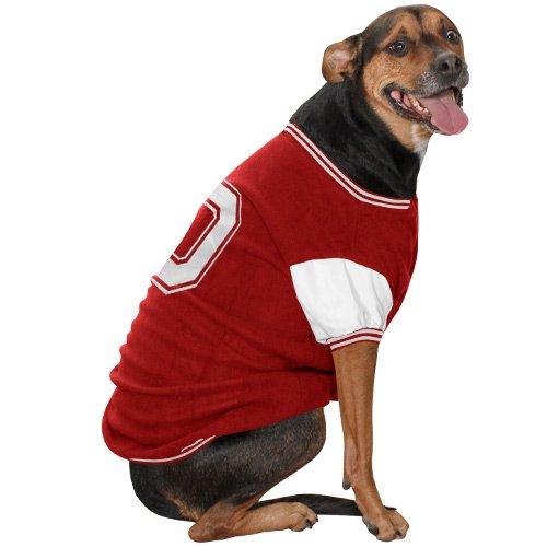 [Australia] - Sporty K9 Design No.2 Ohio State Varsity Dog Jacket, XX-Small 