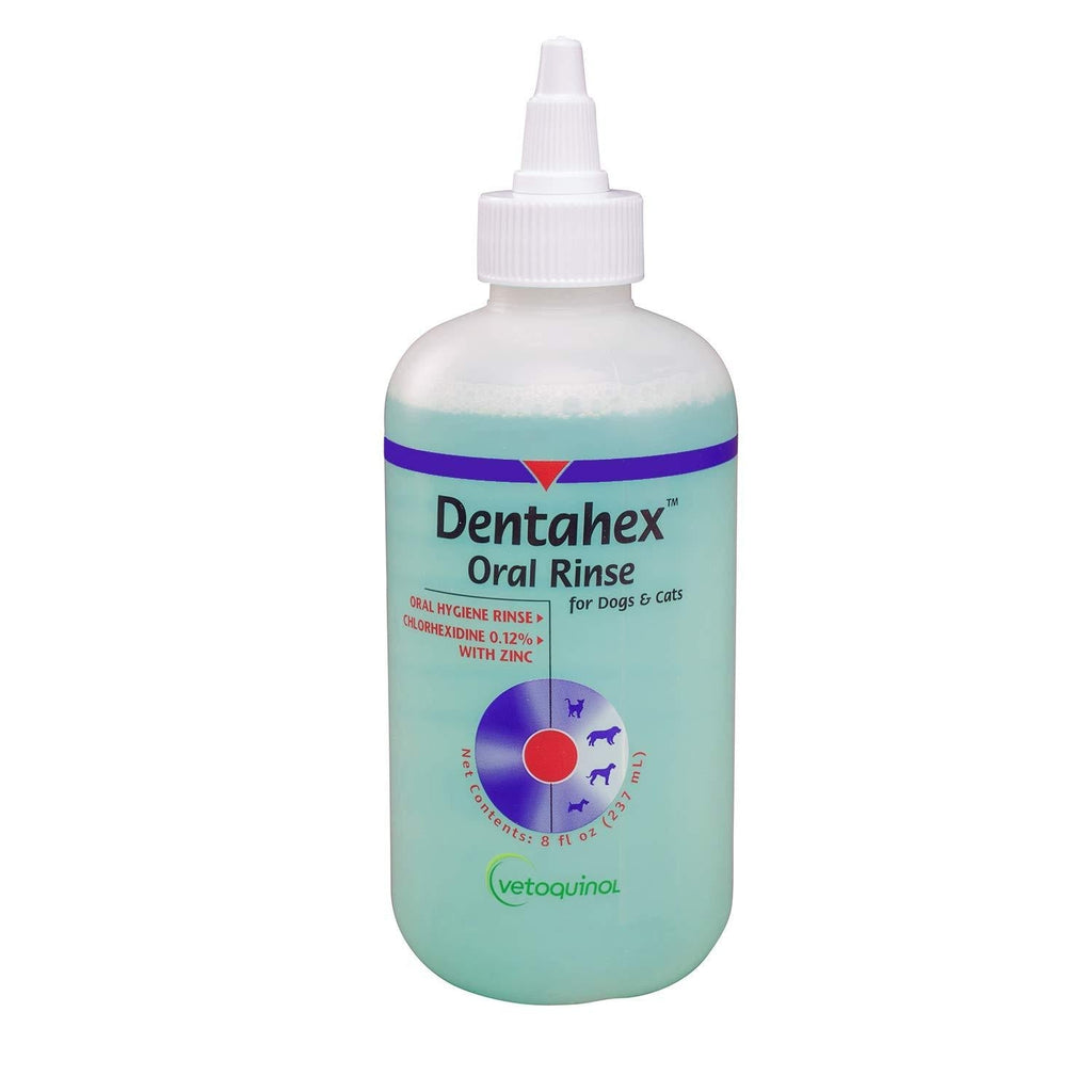 Vetoquinol Dentahex Pet Oral Hygiene Rinse, 8oz - PawsPlanet Australia