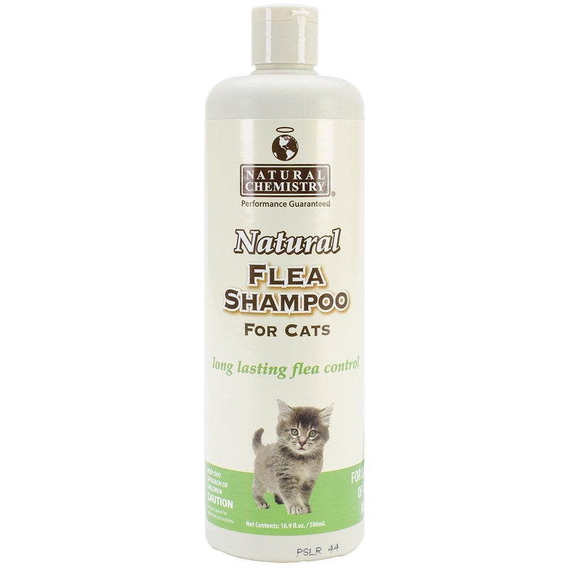 Natural Chemistry Natural Flea Shampoo For Cats 16.9oz - PawsPlanet Australia