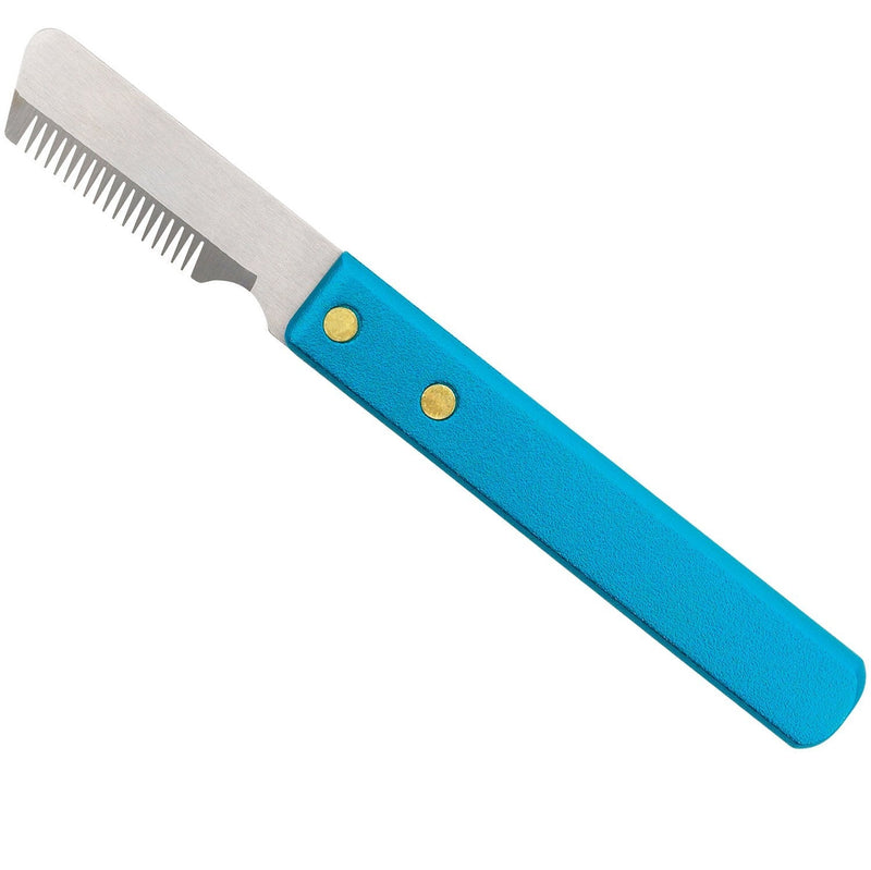 Master Grooming Tools Stripping Knives — Non-Slip Tools for Grooming Dogs - Medium, 6¾" - PawsPlanet Australia