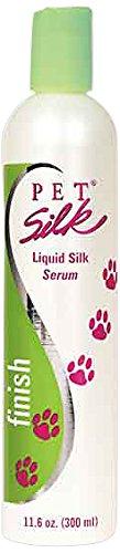 [Australia] - PET SILK Liquid Silk Serum – Dog Finishing Leave in Conditioner for Shiny & Healthy Coat – Pet Detangler with Silk Amino Acids, Vitamin E & Panthenol 11.6 Ounce 