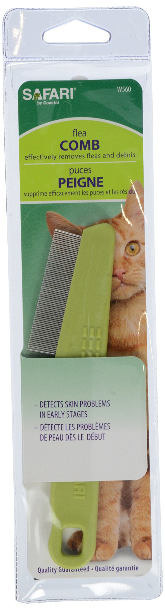 Coastal, Flea Comb with Extended Handle for Cats, 1 ct - PawsPlanet Australia