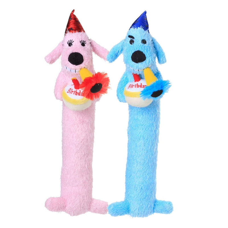 [Australia] - Multipet Birthday Loofa Toy Toy Dogs Assorted 