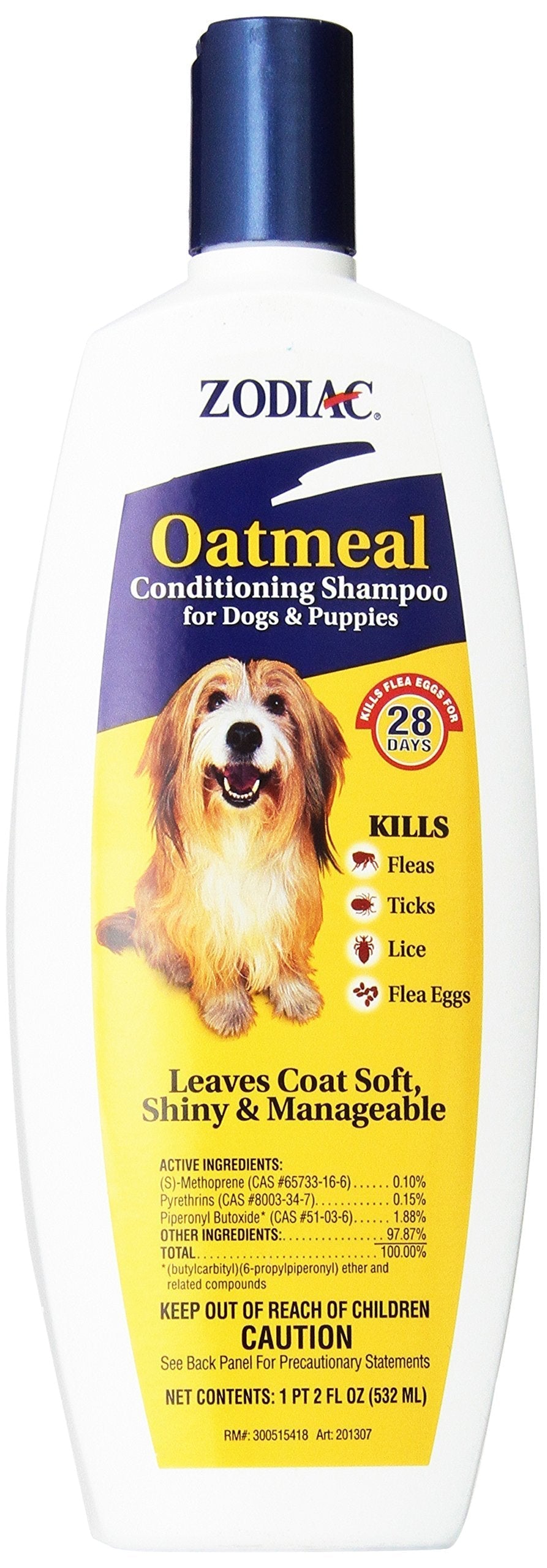[Australia] - Zodiac Oatmeal Flea & Tick Dog & Puppy Conditioning Shampoo Small 