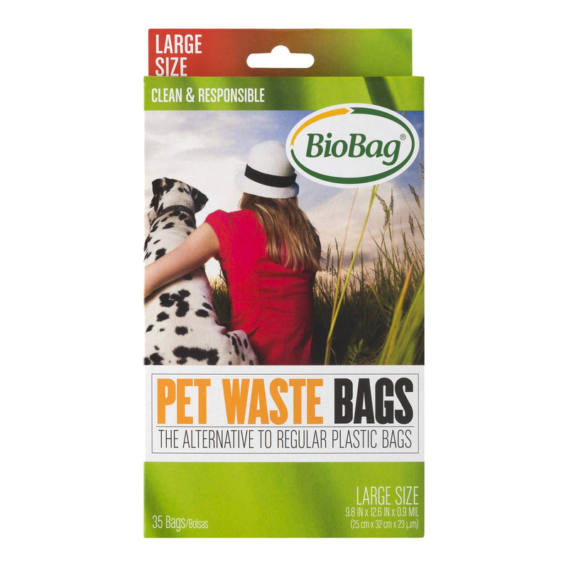 [Australia] - BioBag Dog Waste Bags 35 Count (Pack of 4) Large 