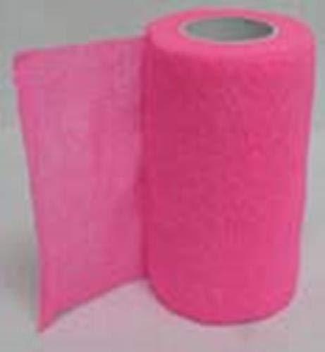 [Australia] - Animal Supplies International Wrap-It-Up Flexible Bandage, 4" x 5 yd, Hot Pink 