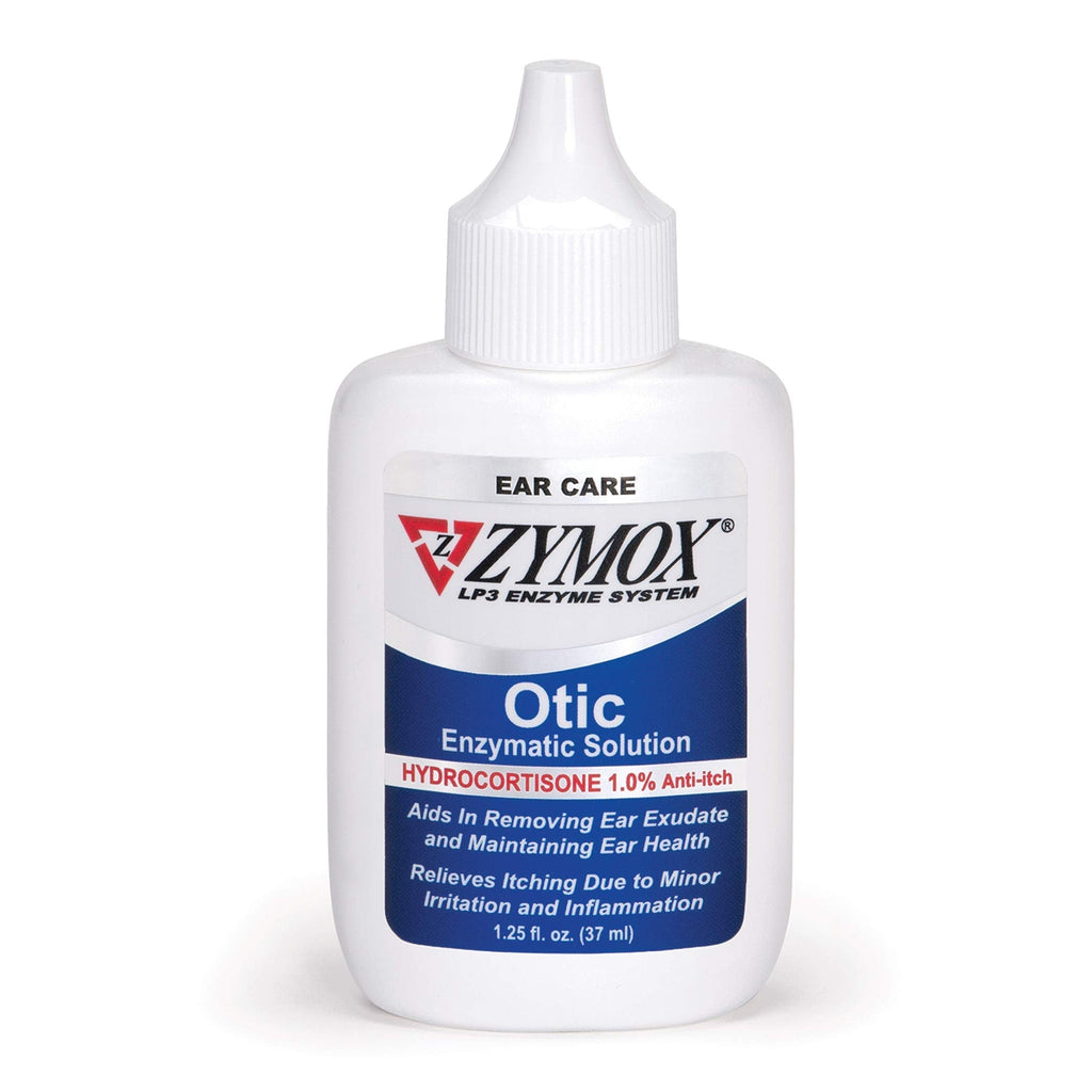 Zymox Pet King Brand Otic Pet Ear Treatment with Hydrocortisone 1.25 oz - PawsPlanet Australia