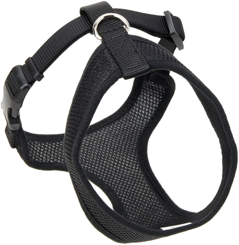 [Australia] - Coastal  Comfort Soft Adjustable Dog Dog Harness - Black Small For Dogs 11-18 lbs 