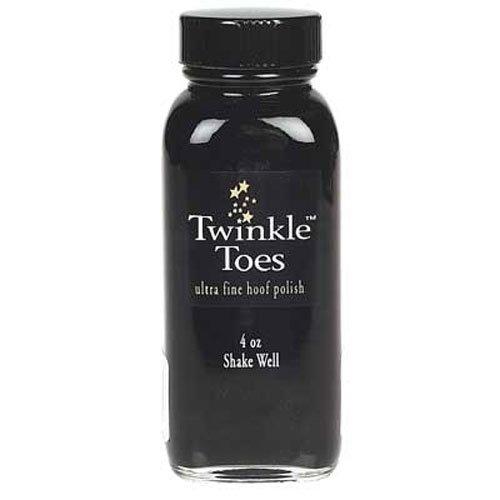 Twinkle Glitter Products Toes Satin Hoof Polish Black - PawsPlanet Australia