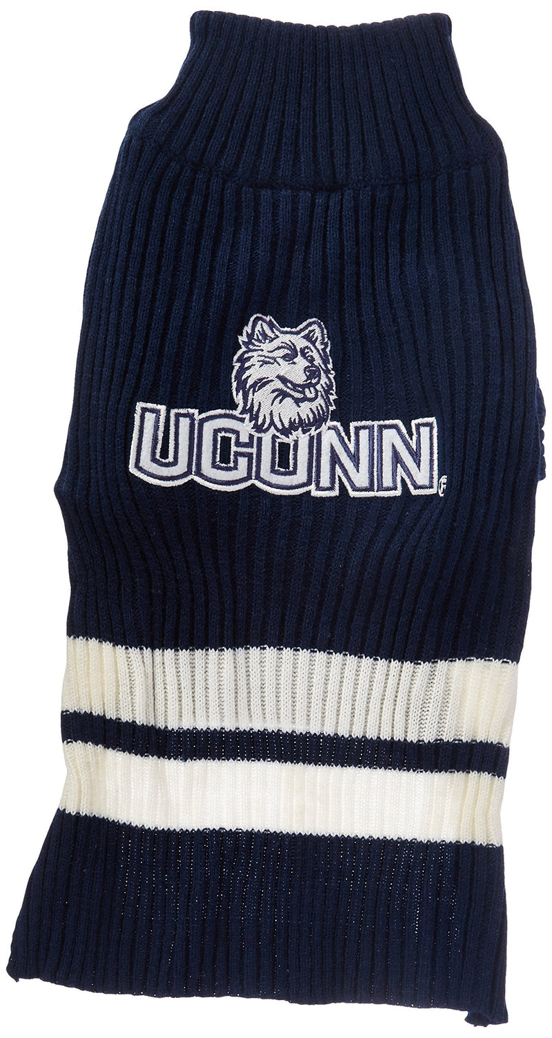 [Australia] - Pets First Collegiate Connecticut Huskies Pet Sweater, Medium 