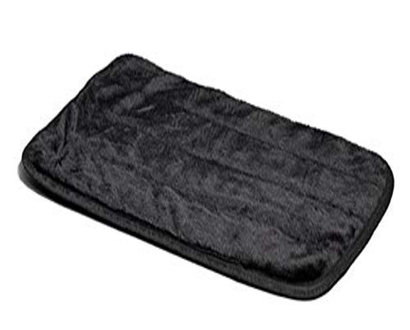 [Australia] - MidWest Quiet Time Pet Bed Deluxe Black Fur Pet Mat 30-Inch 