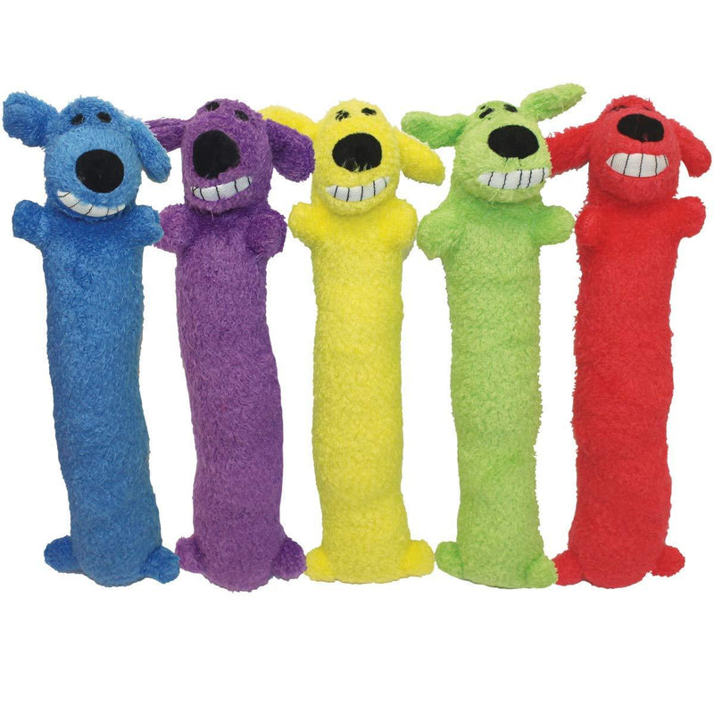 [Australia] - Multipet Loofa Dog Plush Dog Toy (Colors May Vary) Small 12 Inch 