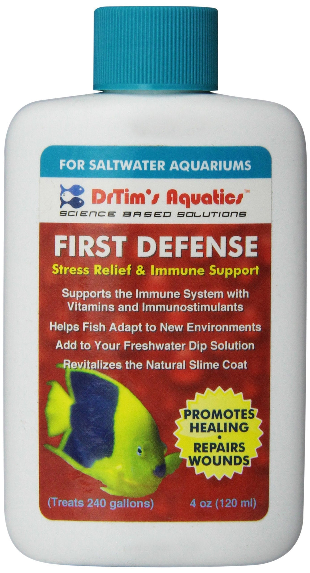 [Australia] - DrTim's Aquatics One & Only Live Nitrifying Bacteria for Cycling Aquaria, Saltwater, 2 oz 4 oz First Defense NaH2O-PURE 