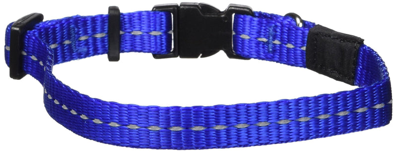 [Australia] - ROGZ Utility Small 3/8-Inch Reflective Nitelife Dog Collar Blue 