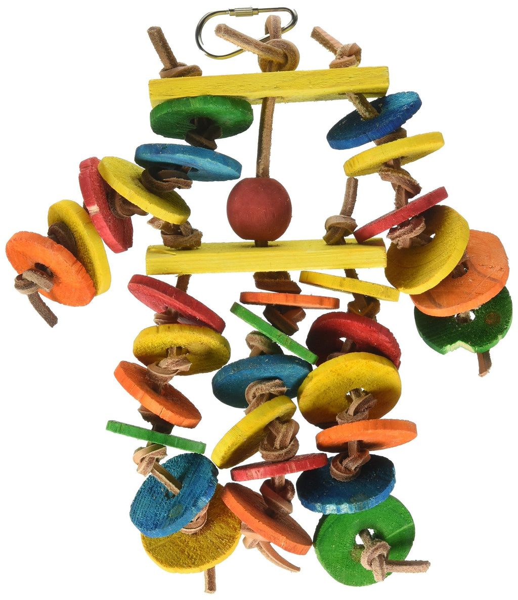 [Australia] - Featherland Paradise, Multi-Colored Spinning Shapes Bird Toy Disks 