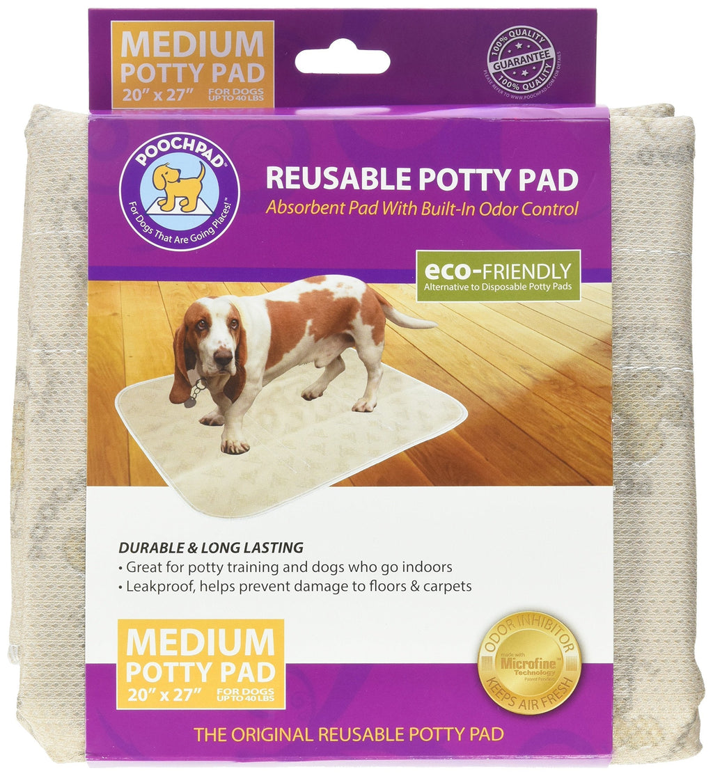 [Australia] - Pooch Pads Training Pad, Medium/20" x 27", Beige 