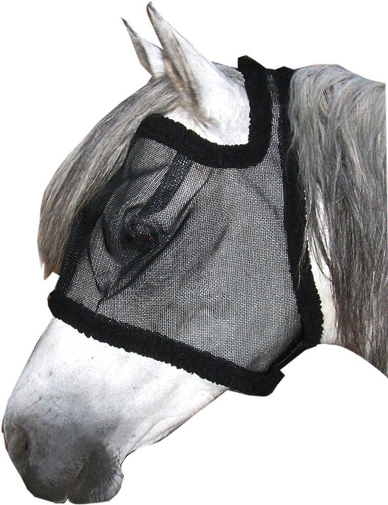 USG Fly Veil without Ear-Protector/ Artificial Fur/ Tape Closing, Black, Pony - PawsPlanet Australia