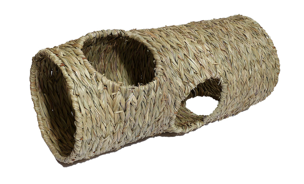 Naturals Small Animal Activity Woven Jumbo Play Tunnel by Rosewood Pet Products, Clear 1 Count (Pack of 1) - PawsPlanet Australia