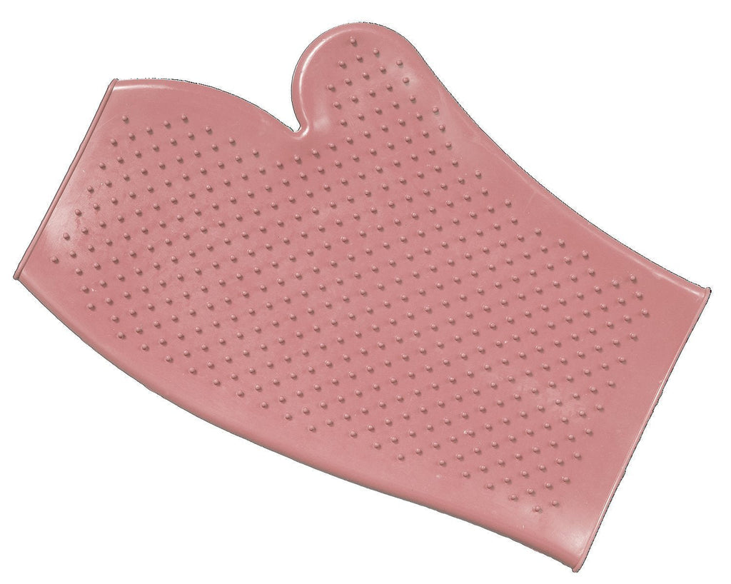 [Australia] - Tough 1 Rubber Grooming Gloves Pink 