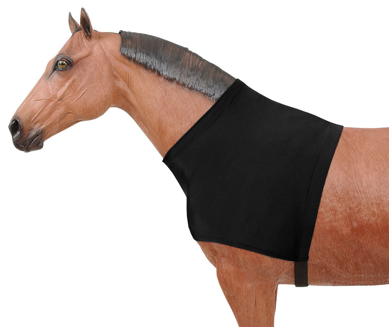 Tough 1 Mane Stay Nylon/Spandex Shoulder Guard Small Black - PawsPlanet Australia