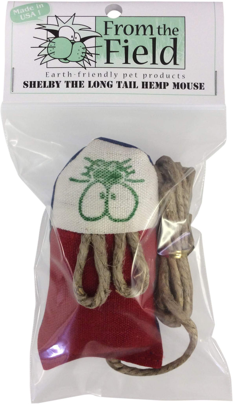 [Australia] - From The Field Shelby The Hemp Mouse The Long Tail Hemp Mouse Catnip Toy 