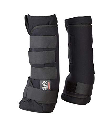 PFIFF 008400 Full Resting Gaiters for Stable Tendon Boots Black - PawsPlanet Australia