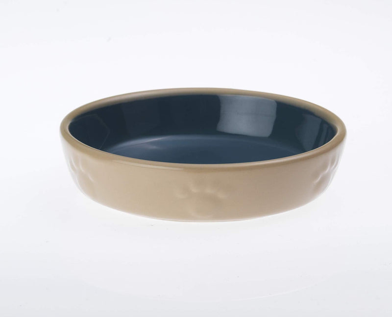 Petrageous Designs Lucy's Little Paws, 5" Pet Bowl, Blue & Green Assorted - PawsPlanet Australia