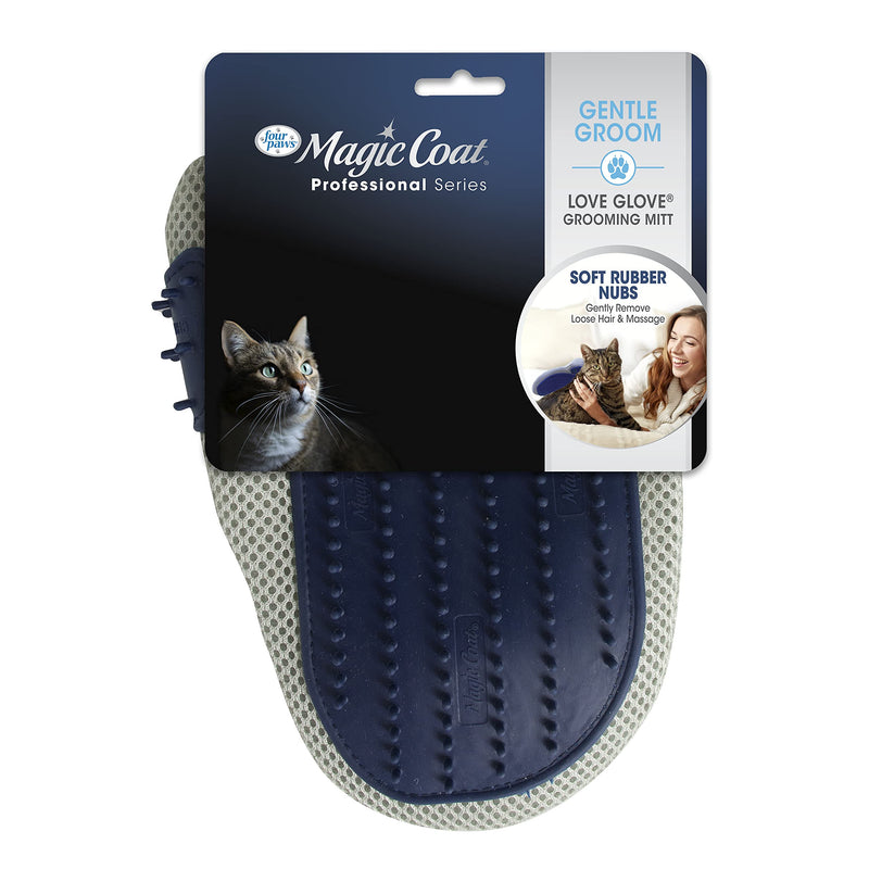 Four Paws Magic Coat Professional Series Love Glove Cat Grooming Mitt - PawsPlanet Australia