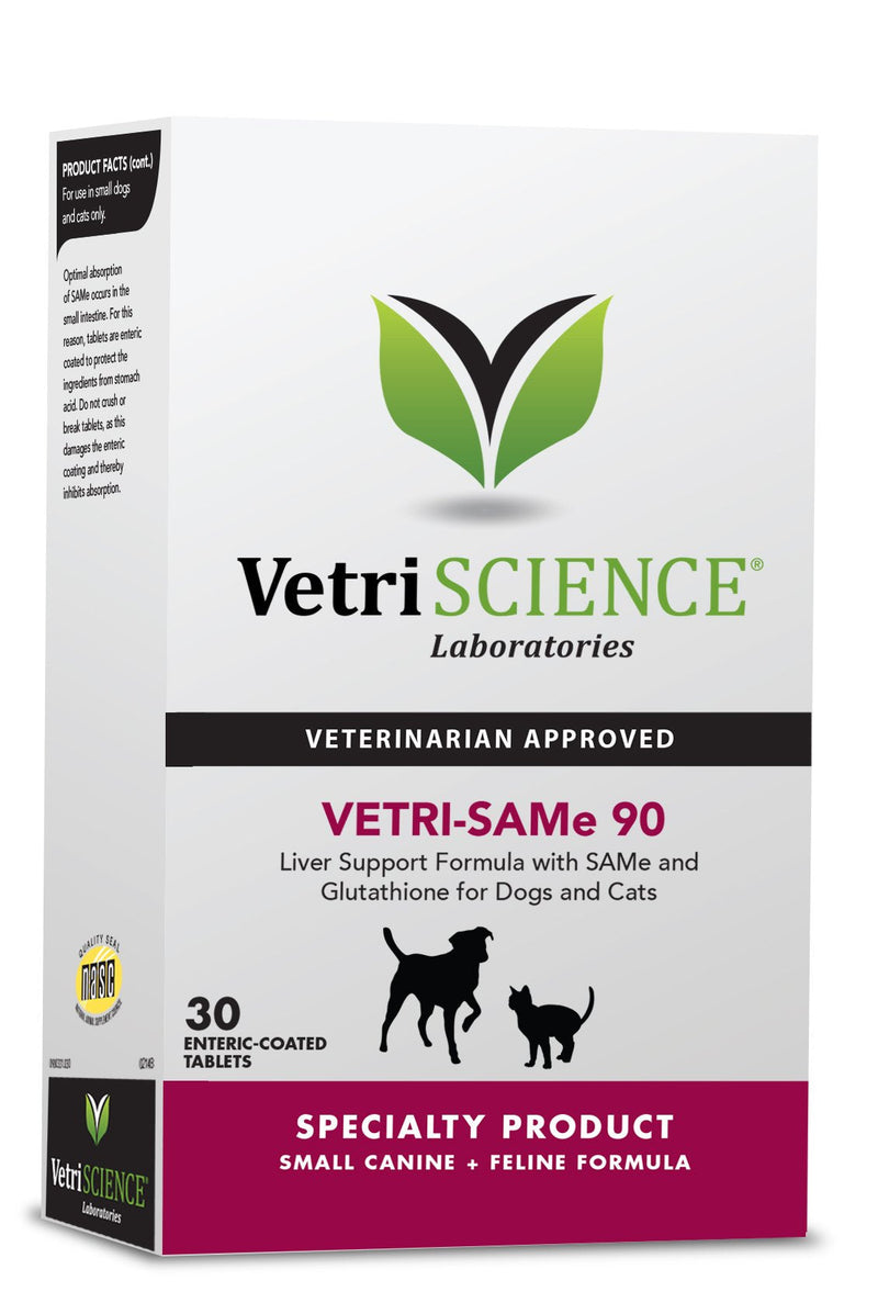 VetriScience Laboratories - Vetri SAMe Liver Support Supplement, 90mg - PawsPlanet Australia