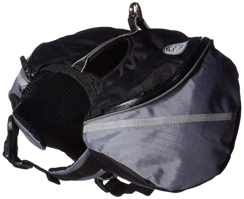 Doggles Dog Backpack, Extreme XS, Gray/Black - PawsPlanet Australia
