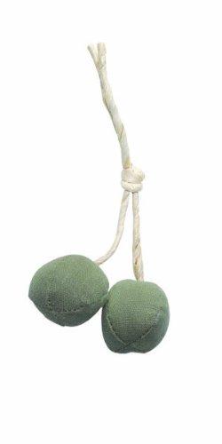 [Australia] - Catit Eco Terra Natural Linen Toy with Raffia, Green Cherries 