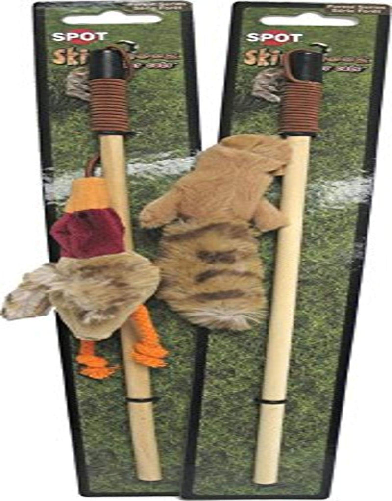 [Australia] - Ethical Pet Skinneeez Toy Assorted Forest Friends Wand 