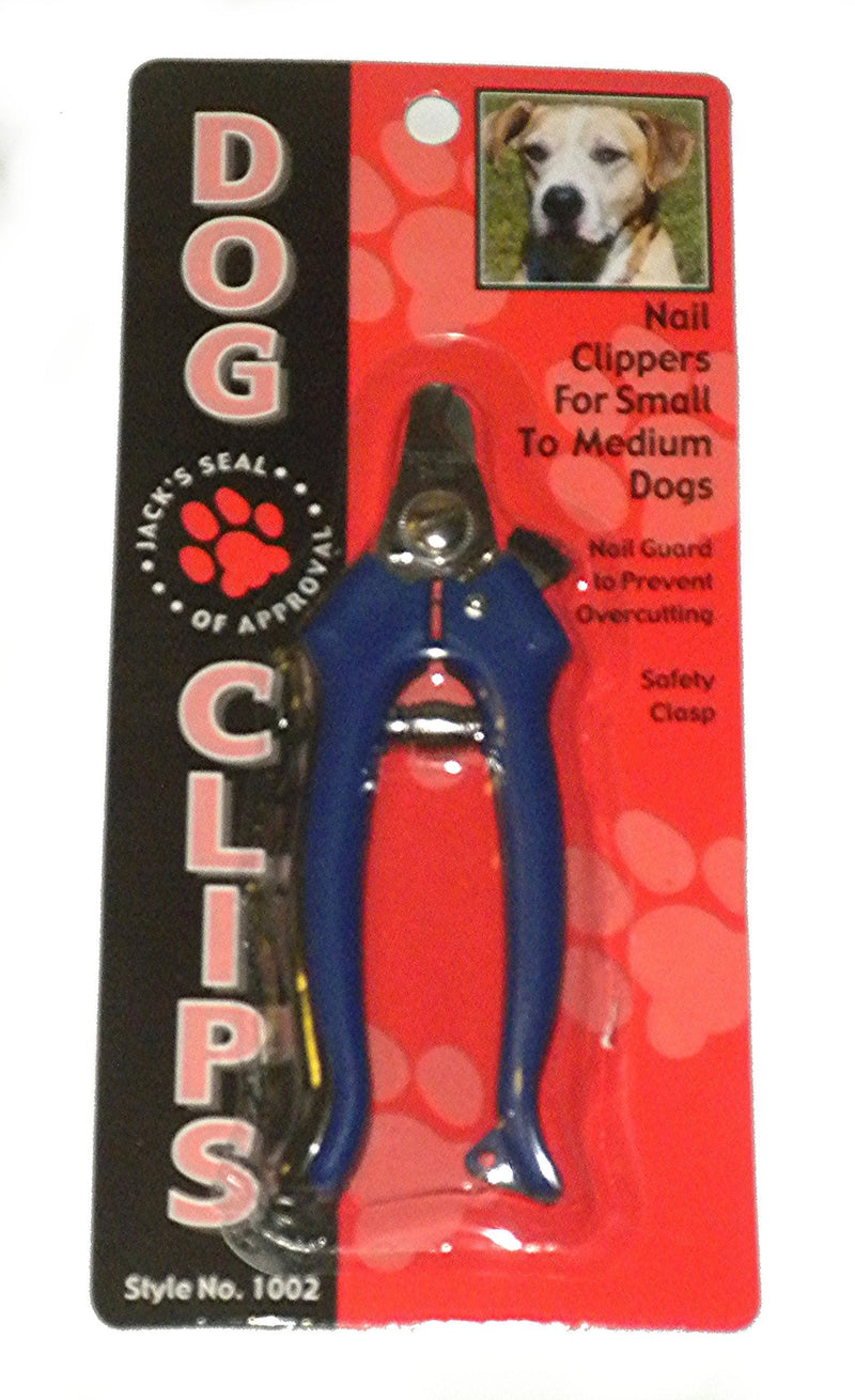 [Australia] - 1 X Dog Nail Clippers for Small to Medium Dogs with Nail Guard Comes in Black, Blue, or Red 