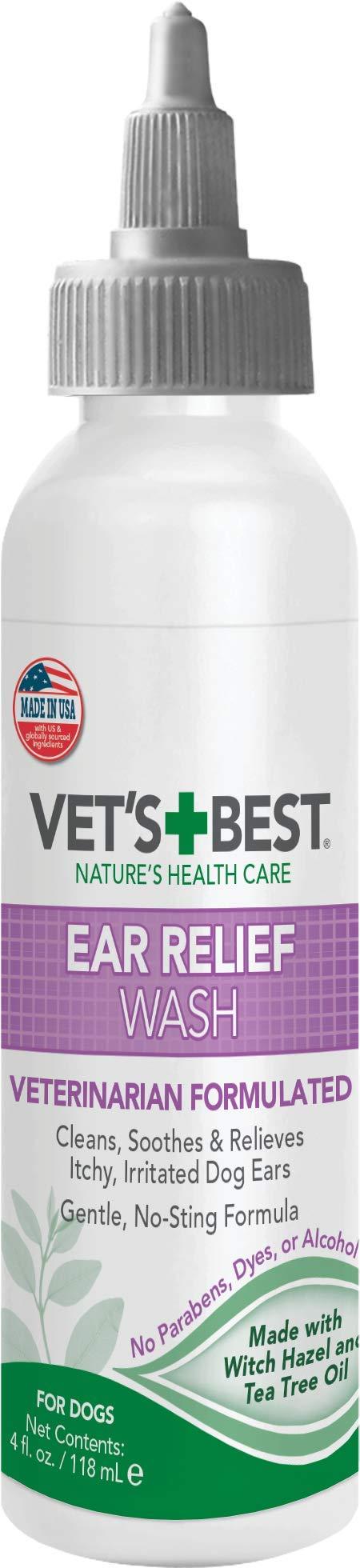 Vet's Best Dog Ear Relief Wash, 4 oz - PawsPlanet Australia