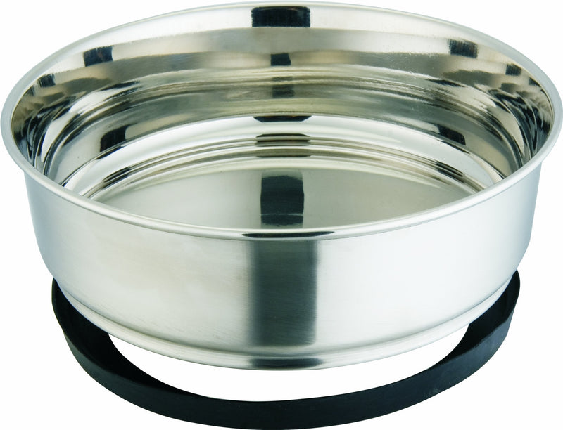 [Australia] - Indipets Stainless Steel Extra Heavy Duty Pet Bowl with Removable Anti Skid Rubber Base 3-Quart 