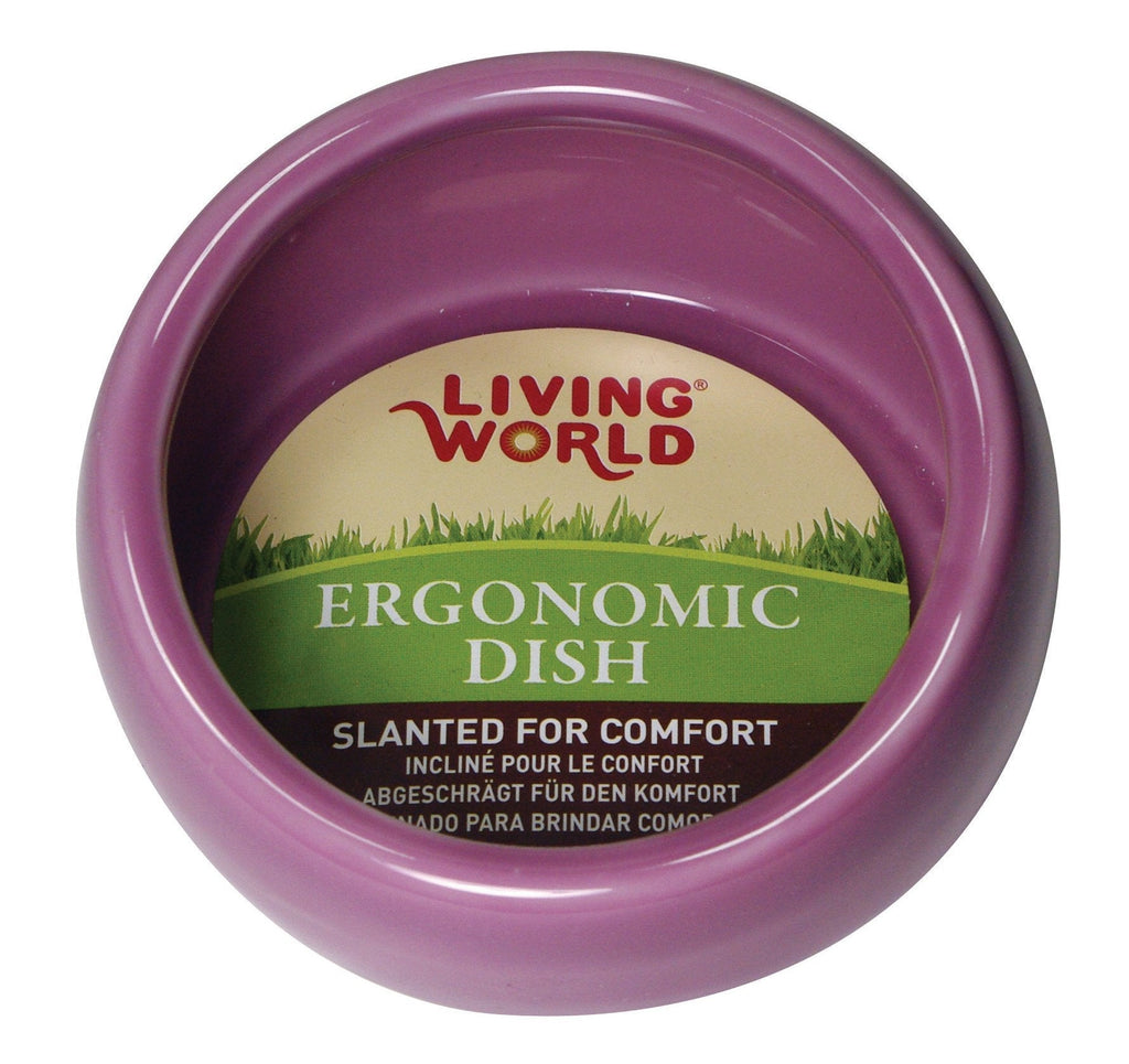 RC Hagen 61685 Living World Ergonomic Dish, Pink Large - PawsPlanet Australia