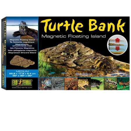 [Australia] - Exo Terra Turtle Bank Magnetic Floating Island Medium Standard Packaging 
