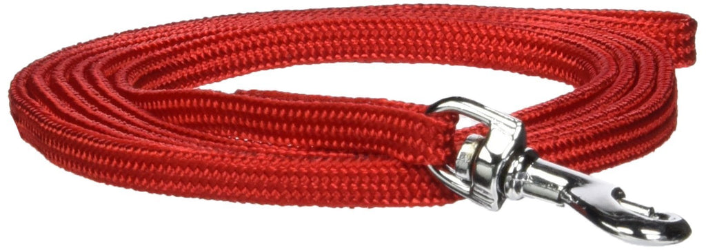 [Australia] - Catit Nylon Cat Leash with Gold-Plated Bolt Snap, Red 